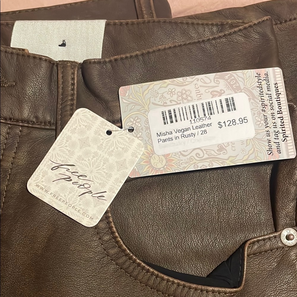 Free People Rusty Vegan Leather Pants